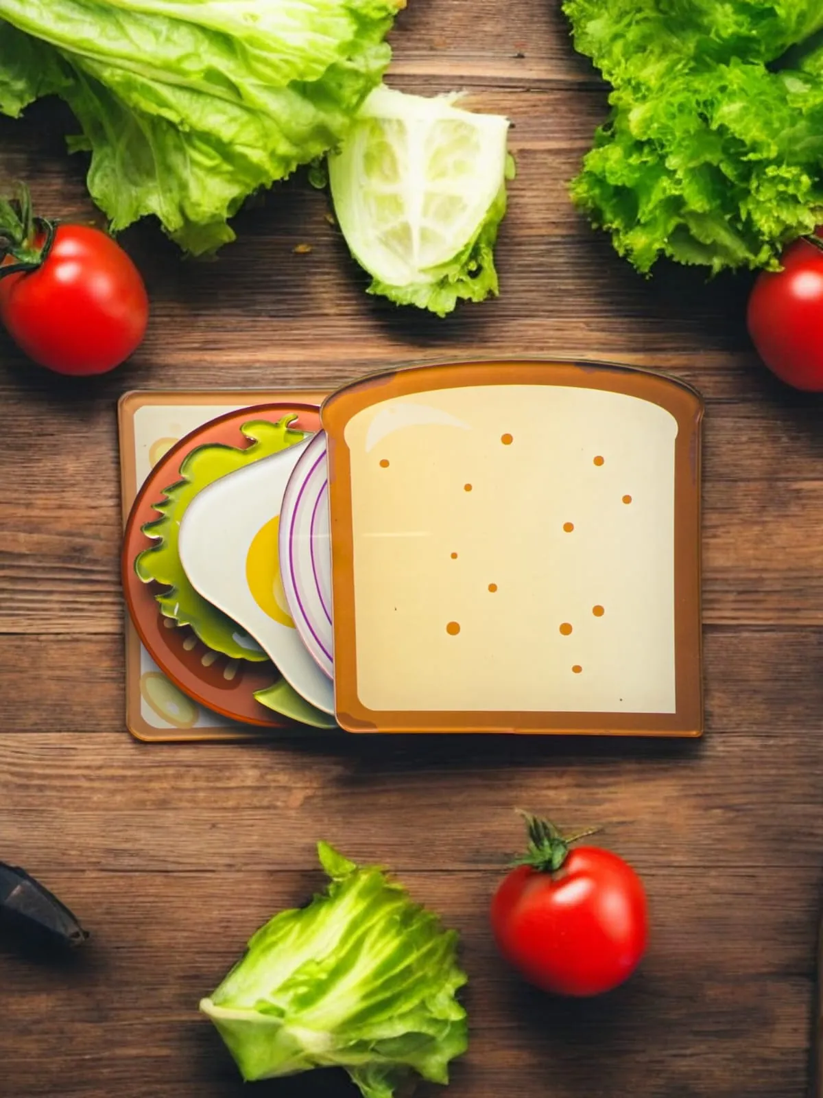CoastWiche Sandwich Coasters (Set of six)