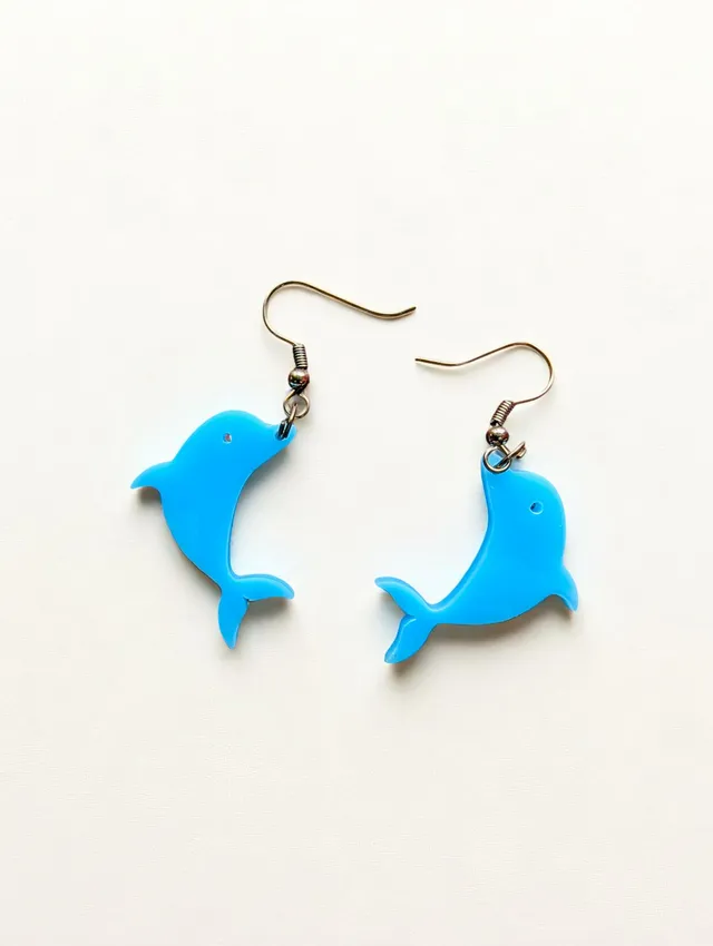 Dolphin earrings